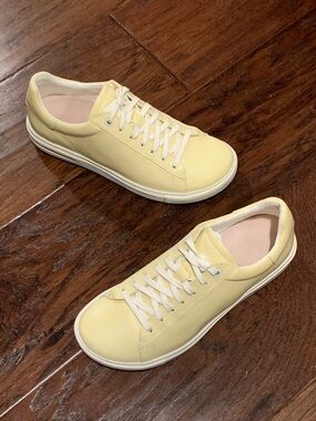 Birkenstock Bend Low Leather Butter Yellow Size 38